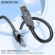 Сетевой кабель Borofone BUS01 Cat 6 8 м для гигабитного интернета с позолоченными коннекторами RJ45 - изображение 3