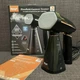 Ручний верикальний відпарювач для речей із щіткою для ворсу RAF 1600W Компактний складаний відпарювач R1272 Black - зображення 3