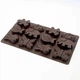 Форма для выпечки печенья Lessner Chef Choco 10261 19,5x34x4 см коричневая - изображение 3