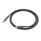 Аудіо кабель AUX Hoco UPA19 Aux mini Jack 3.5 mm - Lightning M/M Cable 1 м black - зображення 2