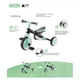 Велосипед детский трехколесный Globber Learning Trike 2в1 мятный (735-206) - изображение 2