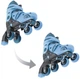 Роликовые коньки Globber 2в1 размер 30-33 серо-синие (783-200) - изображение 4