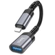 Адаптер Hoco UA24 iP male to USB female 2.0 converter - зображення 1