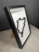 Об'ємна Рамка з 3D Трасою Nürburgring Circuit / Nürburg, Germany / Нюрбургрінг в Масштабі 1:40 000 Black Matte / Frame 32x23x3 - зображення 10