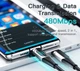 Кабель с дисплеем Essager ES-XCTT1-YDA01 Type-C to Type-C PD 100W 1m - Black - изображение 4