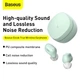 Bluetooth наушники Baseus Encok TWS WM01 Green - изображение 4