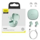 Bluetooth наушники Baseus Encok TWS WM01 Green - изображение 5
