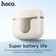 Беспроводные наушники Hoco EQ7 (Bluetooth 5.3, зарядный футляр, 300 мАч, LED дисплей, сенсорное управление, 7 часов работы) - Молочный - изображение 5