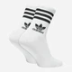 Набор мужских носков высоких хлопковых Adidas IL5023 46-48 3 пары Белый/Серый/Черный (4066762038428) - изображение 5