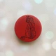 Держатель для смартфона / планшета попсокет Popsocket Красный :: Котик (принт 124) - изображение 1