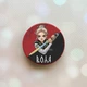 Держатель для смартфона / планшета попсокет Popsocket Красный :: Украинская защитница (принт 171) - изображение 1