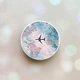 Держатель для смартфона/планшета попсокет Popsocket Белый :: Путешествия. Карты (принт 317) - изображение 1