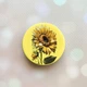Держатель для смартфона / планшета попсокет Popsocket Желтый :: Сонях (принт 274) - изображение 1