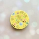 Держатель для смартфона / планшета попсокет Popsocket Желтый :: Цветочный фон (принт 267) - изображение 1