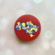 Держатель для смартфона / планшета попсокет Popsocket Красный :: Карта. Украина (принт 261) - изображение 1