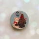 Тримач для смартфона / планшета попсокет Popsocket Сірий :: Дівчина з ведмедиком (принт 188) - зображення 1