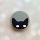 Держатель для смартфона / планшета попсокет Popsocket Серый :: Котик (принт 119) - изображение 1