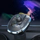 Автомобільний зарядний пристрій ESSAGER Dynamic Car Bluetooth MP3 Car Charger Silver (ECCFM-DG10) - зображення 3