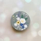 Держатель для смартфона / планшета попсокет Popsocket Серый :: Цветы. Акварель (принт 271) - изображение 1