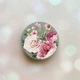 Держатель для смартфона / планшета попсокет Popsocket Серый :: Розовые цветы (принт 287) - изображение 1