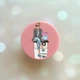 Держатель для смартфона / планшета попсокет Popsocket Розовый :: Девушка на кофе (принт 228) - изображение 1