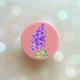Держатель для смартфона / планшета попсокет Popsocket Розовый :: Сирень (принт 280) - изображение 1