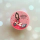 Держатель для смартфона / планшета попсокет Popsocket Розовый :: Девушка с вином (принт 219) - изображение 1