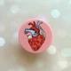 Держатель для смартфона / планшета попсокет Popsocket Розовый :: Сердце Анатомия (принт 250) - изображение 1