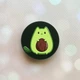 Держатель для смартфона / планшета попсокет Popsocket Черный :: Котик Авокадо (принт 306) - изображение 1