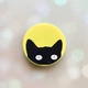 Тримач для смартфона / планшета попсокет Popsocket Жовтий :: Котик (принт 119) - зображення 1