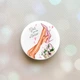 Держатель для смартфона / планшета попсокет Popsocket Белый :: Ножки (принт 62) - изображение 1