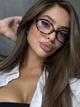 Окуляри сонцезахисні овальні Eyes іміджеві леопардові коричневі з прозорими лінзами - зображення 1