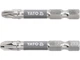 Насадка отверточная PZ3 х 50мм. HEX 1/4", покрытая никелем, 2шт. YATO (YT-78025) - изображение 1
