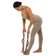 Лента эспандер стропа с 6 петлями для растяжки 110 см BLOOM STRETCH STRAP коричневый LB7087 - изображение 2