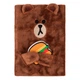 Блокнот пухнастий YES Line Friends Brown 151745 - зображення 1