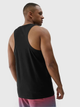 Майка чоловіча 4F 4FWMM00TSLEM126-20S XL Чорна (5905700402282) - зображення 2