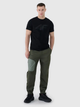 Футболка бавовняна довга чоловіча 4F 4FWMM00TTSHM2257-20S XL Чорна (5905700343639) - зображення 3