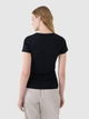 T-shirt damski 4F 4FWSS25TTSHF1995-20S XS Czarny (5905700403753) - obraz 2