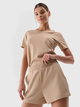 Шорти жіночі 4F 4FWMM00TSHOF542-83S XL Бежеві (5905700408833) - зображення 3