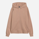 Bluza damska rozpinana streetwear z kapturem 4F 4FWSS25TSWSF1620-83S XS Beżowa (5905700408321) - obraz 6