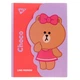 Папка-органайзер із клапаном на липучці A4 YES Line Friends Choco 492110 - зображення 1