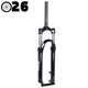 Велосипедная вилка Sr Suntour XCM MLO 26" Disc 1-1/8" 100мм Черная - изображение 1