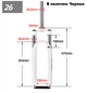 Велосипедная вилка Sr Suntour XCM MLO 26" Disc 1-1/8" 100мм Черная - изображение 2