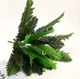 Декоративна штучна квітка - папороть Planta Fern рослина для декору дому / саду / офісу, 18 листків, 46 см, зелена (98039818) - зображення 5