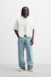 Джинси вільного крою Zara Baggy Fit 31 блакитний 6045/300/400 - изображение 1