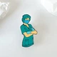 Значок (пин) BROCHE брошь бижутерия Медицина Доктор Хирург зелёный BRGV114636 - изображение 4