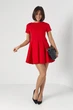 Женское миниплатье с короткими рукавами Lurex Красный M (4794) - изображение 5