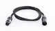 Микрофонный кабель XLR мама - XLR папа 1 м Black чистой меди 99.99% - изображение 1