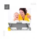 Ванночка для купания TULANO TN-BATHE 25 GREY складная с термометром Серый - изображение 10