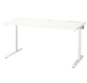 Стол письменный, с регулируемой высотой, 160х80 см. MITTZON IKEA 095.290.87 белый - изображение 1